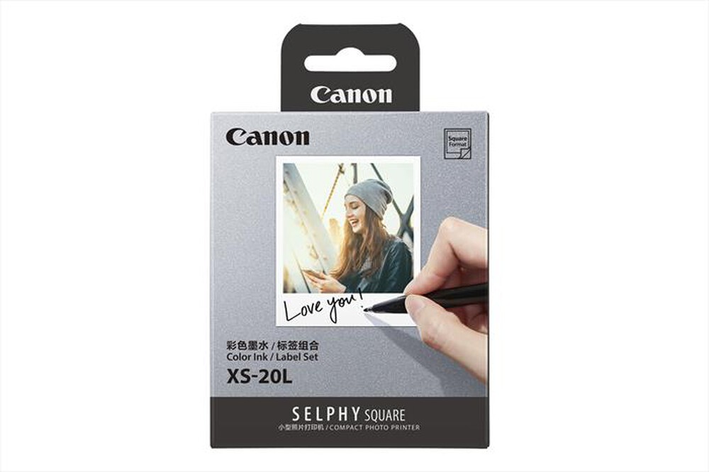 "CANON - XS-20L PAPER SQUARE 20 SHEETS-White"