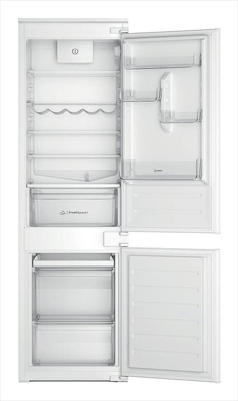 Immagine del prodotto INDESIT - Frigorifero combinato INC18D031B1Classe E 273 lt