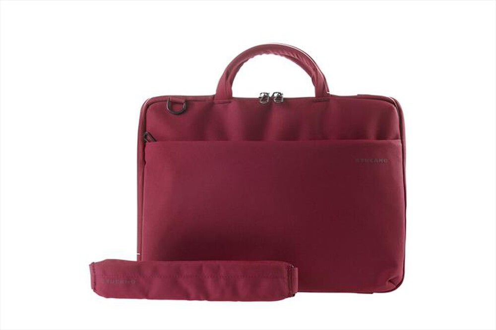 "TUCANO - Dark Color Slim Bag-Rosso"
