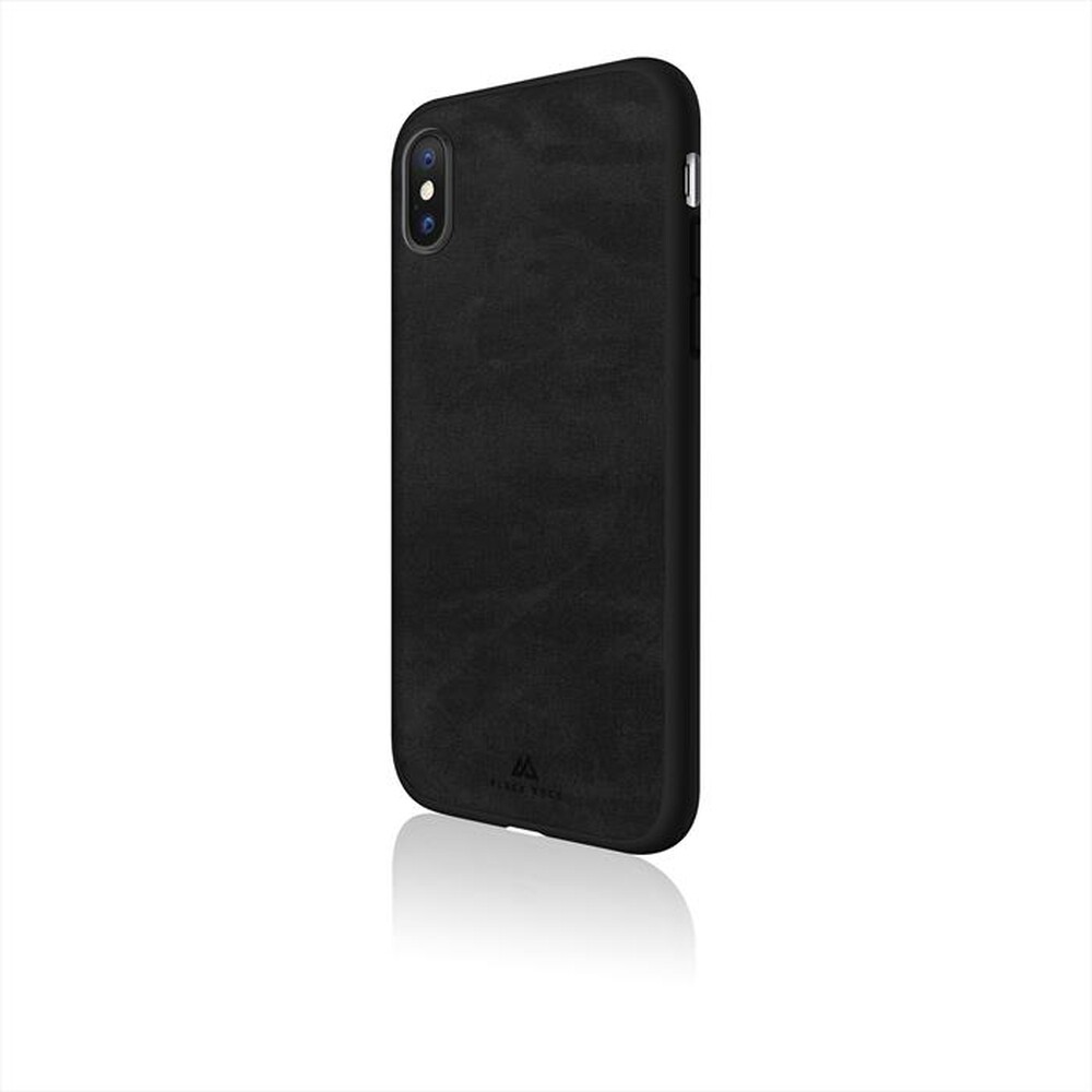 "BLACK ROCK - 1060STM02 COVER IPHONE X/XS-NERO/ALCANTARA"