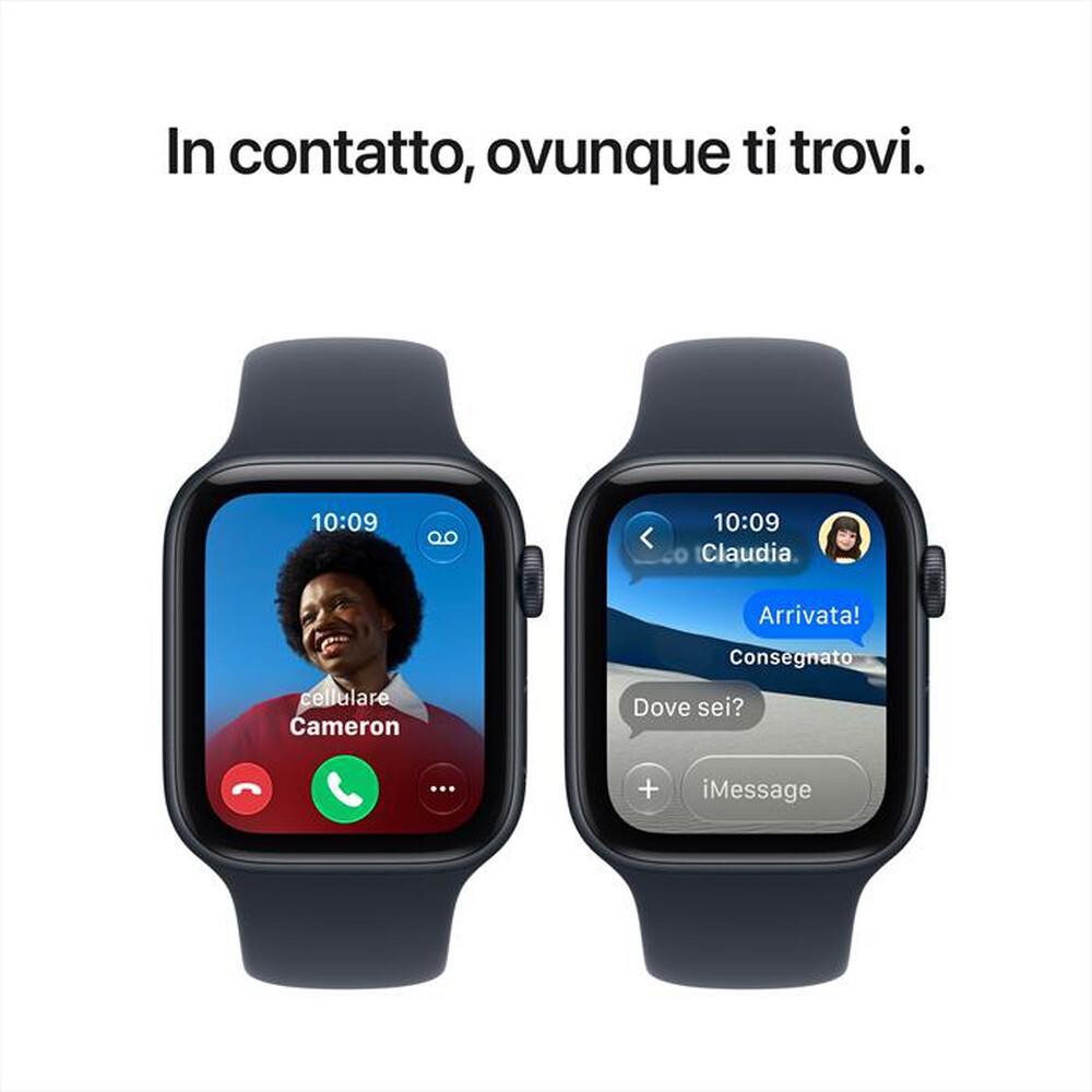 Immagine del prodotto APPLE - Watch SE 3 GPS 44mm Alluminio Mezzanotte-Sport Band Blu marino - S/M