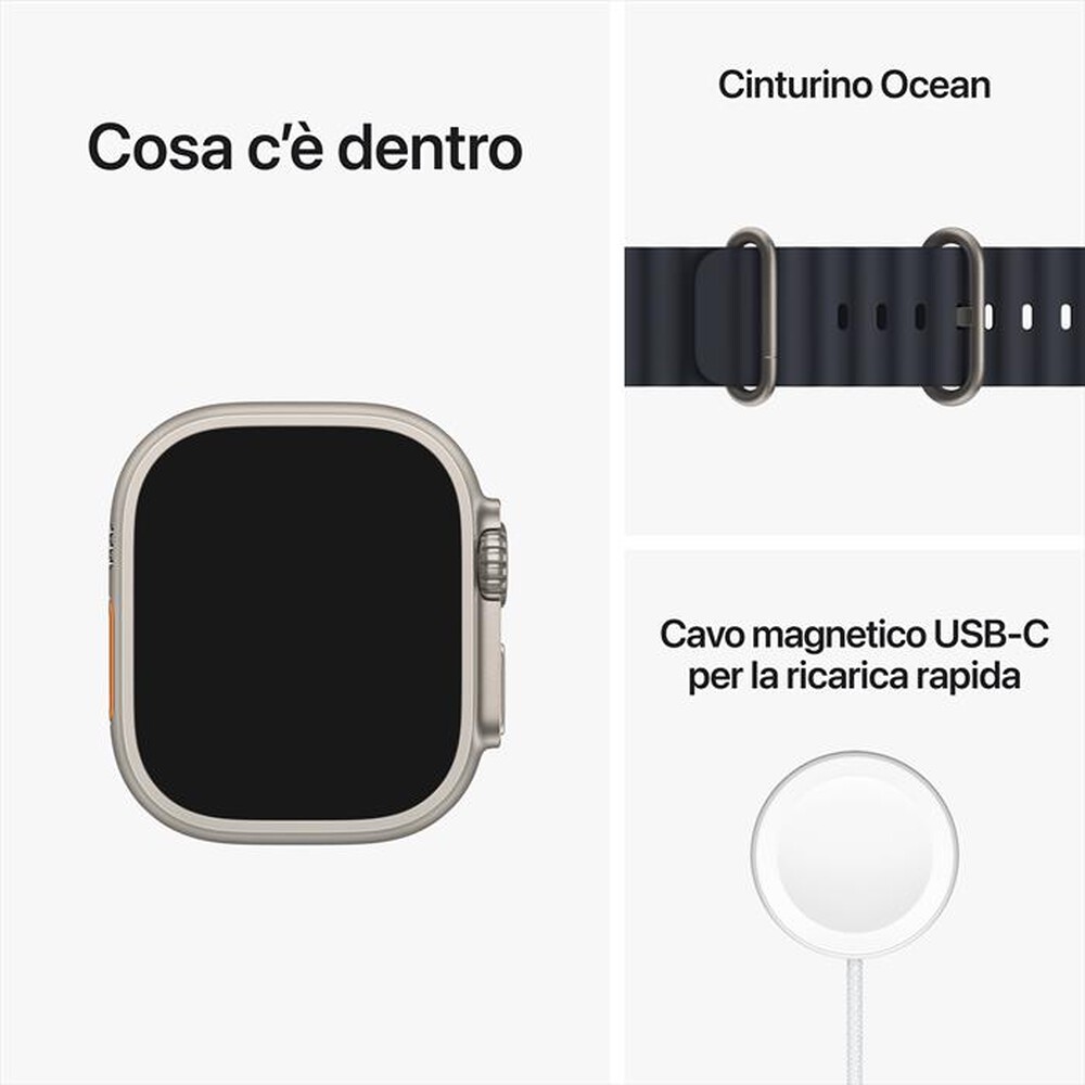 Immagine del prodotto APPLE - Watch Ultra GPS + Cellular 49mm-Mezzanotte Ocean