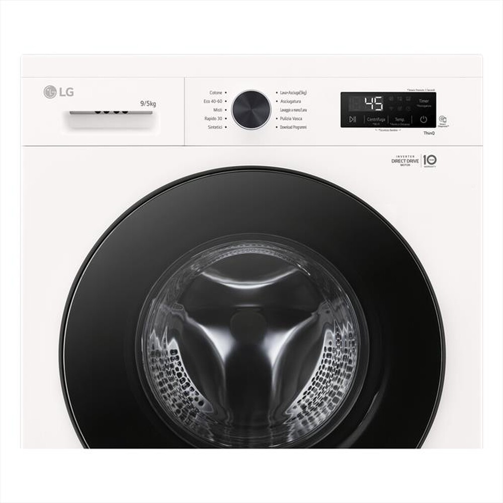 Immagine del prodotto LG - Lavasciuga W4NX1095NWB 6 MOTION 9/5KG Classe A-Essence White