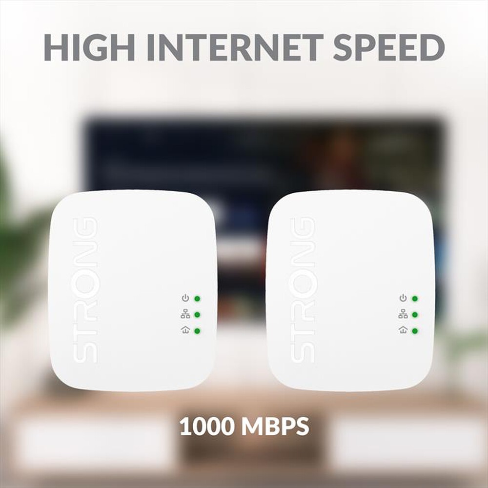 "STRONG - Powerline due pezzi POWERL1000DUOMINI-bianco"