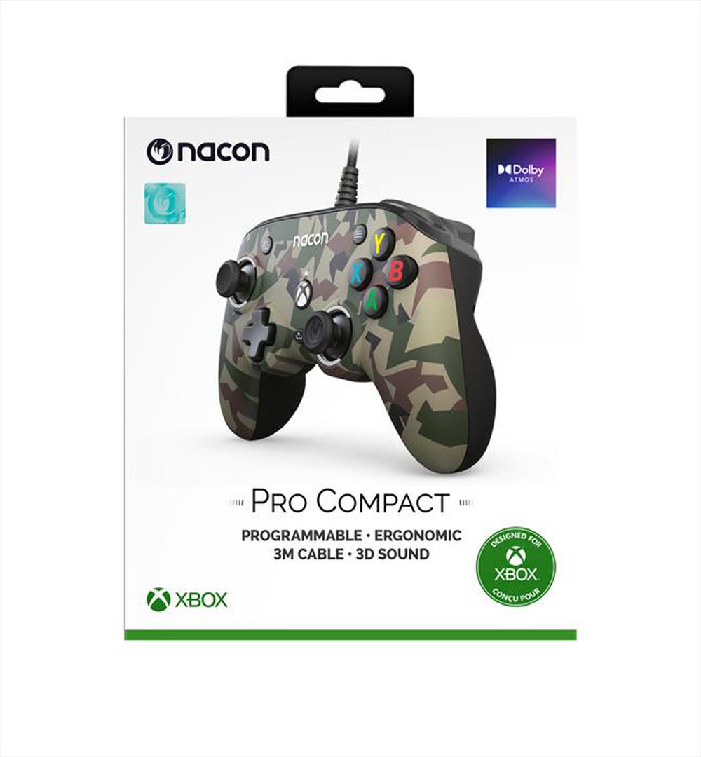 "NACON - OLP COMPACT CONTROLLER PRO XBX-CAMO GREEN"