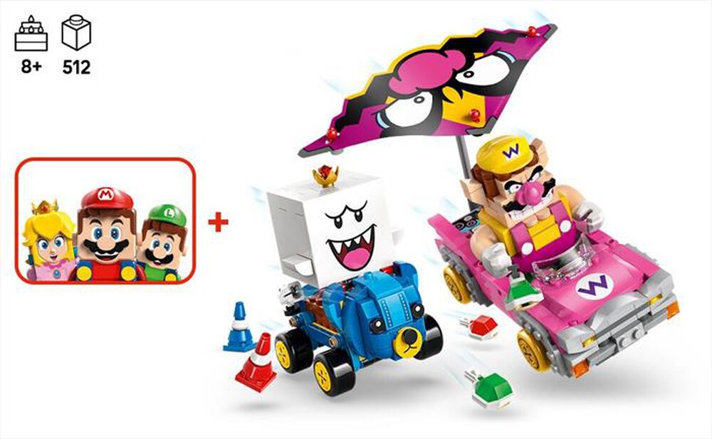 Immagine del prodotto LEGO - SUPER MARIO Mario Kart – Wario e Re Boo 72038