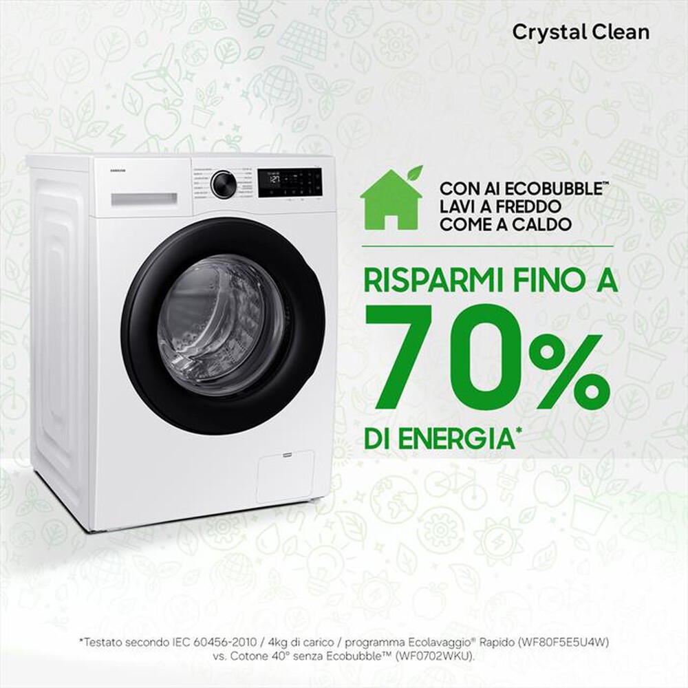 Immagine del prodotto SAMSUNG - Lavatrice WW10FG5U34AEET 10Kg Classe A-Bianco