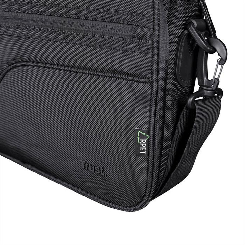 "TRUST - SYDNEY RECYCLED LAPTOP BAG 16?-Black"