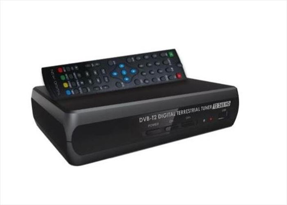 "NEW DIGITAL - T2265HD Ricevitore Digitale Terrestre DVB-T2 HEVC-Nero"
