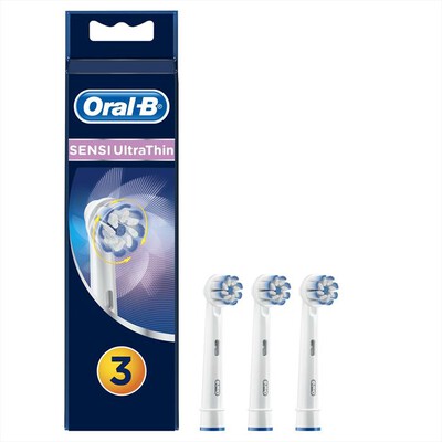 ORAL-B - Testine Sensi Ultrathin, 3 Pezzi-Bianco