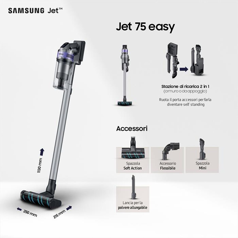 "SAMSUNG - JET 75 EASY VS20T7533T4/ET-Violet"