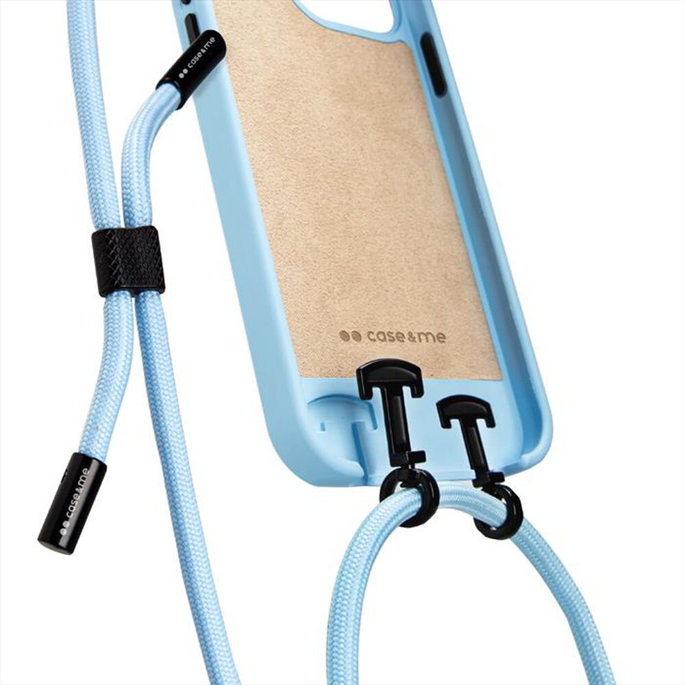 "CASEME - Cover Crossbody CMCOVCROSBIP1461PA iPhone 14 Pro-Azzurro"