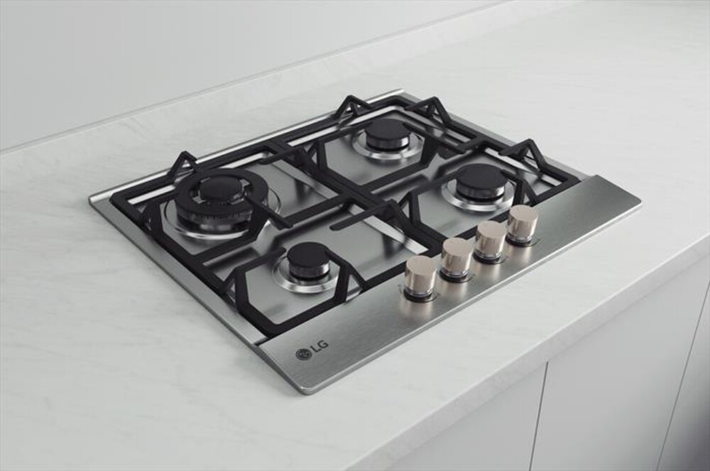 "LG - Piano cottura a gas CBGZ2414S 59,4 cm-Inox"