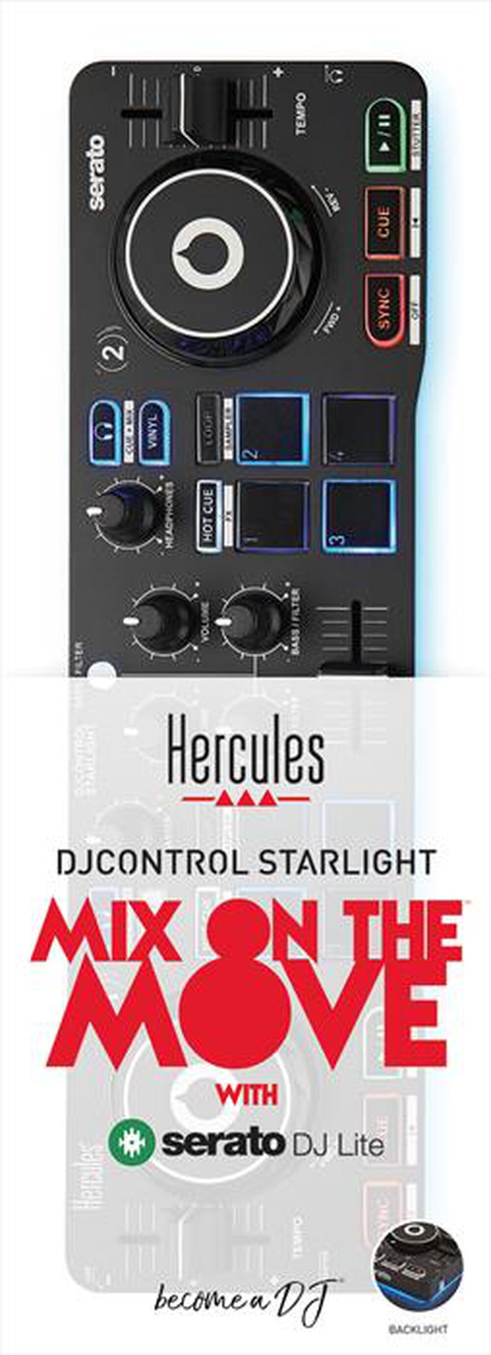 "HERCULES - DJCONTROL STARLIGHT"
