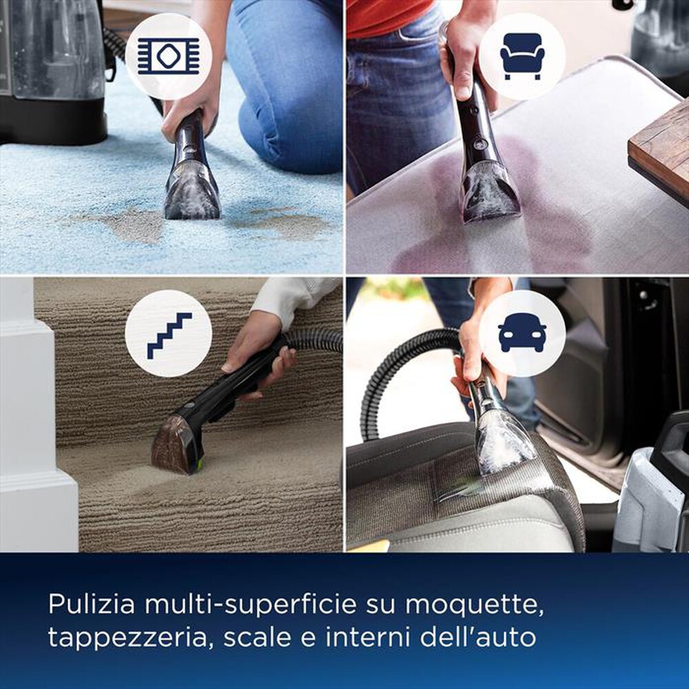 "BISSELL - Aspirapolvere a bidone 37241-Nero"