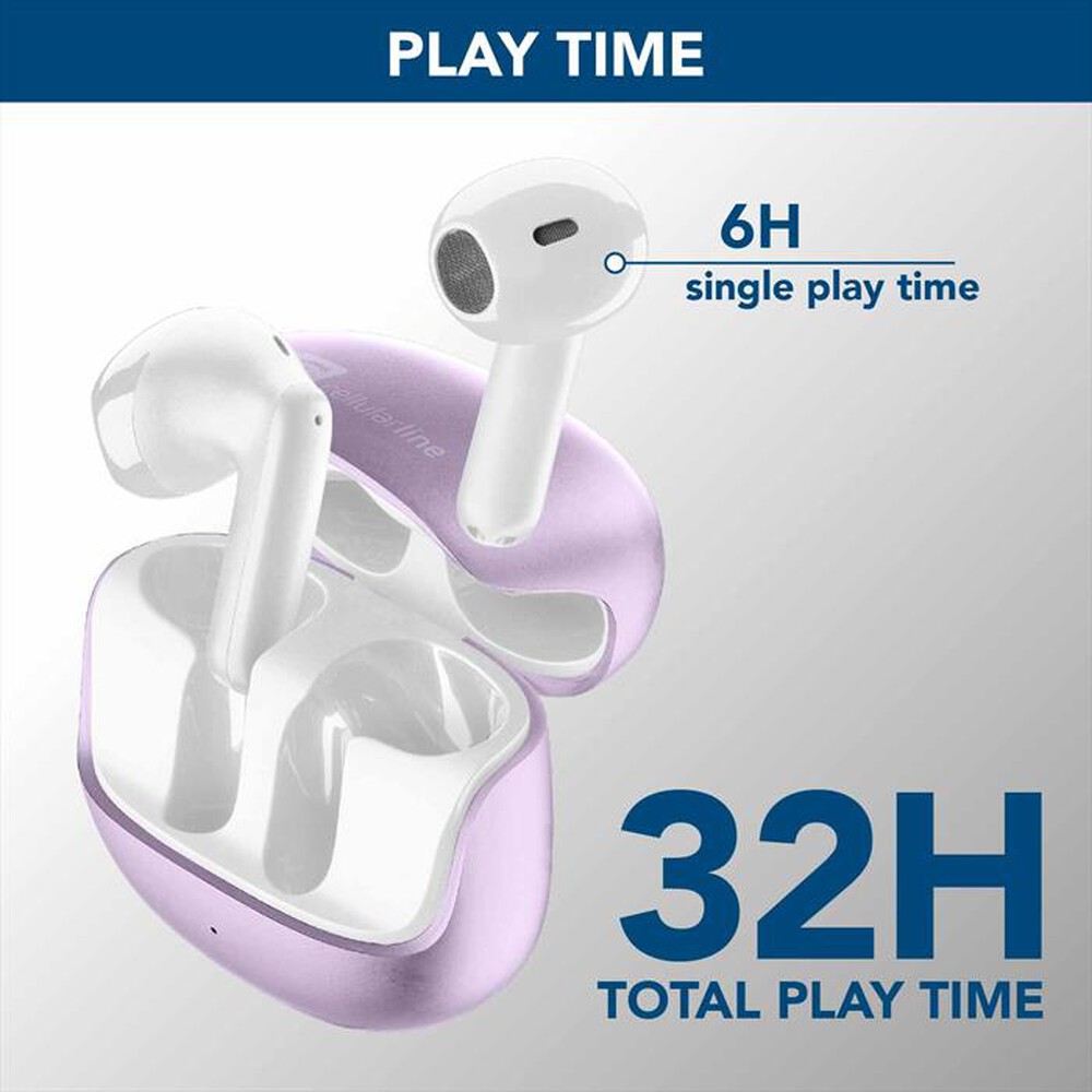 Immagine del prodotto CELLULARLINE - Auricolare bluetooth CALL PURELY-Viola