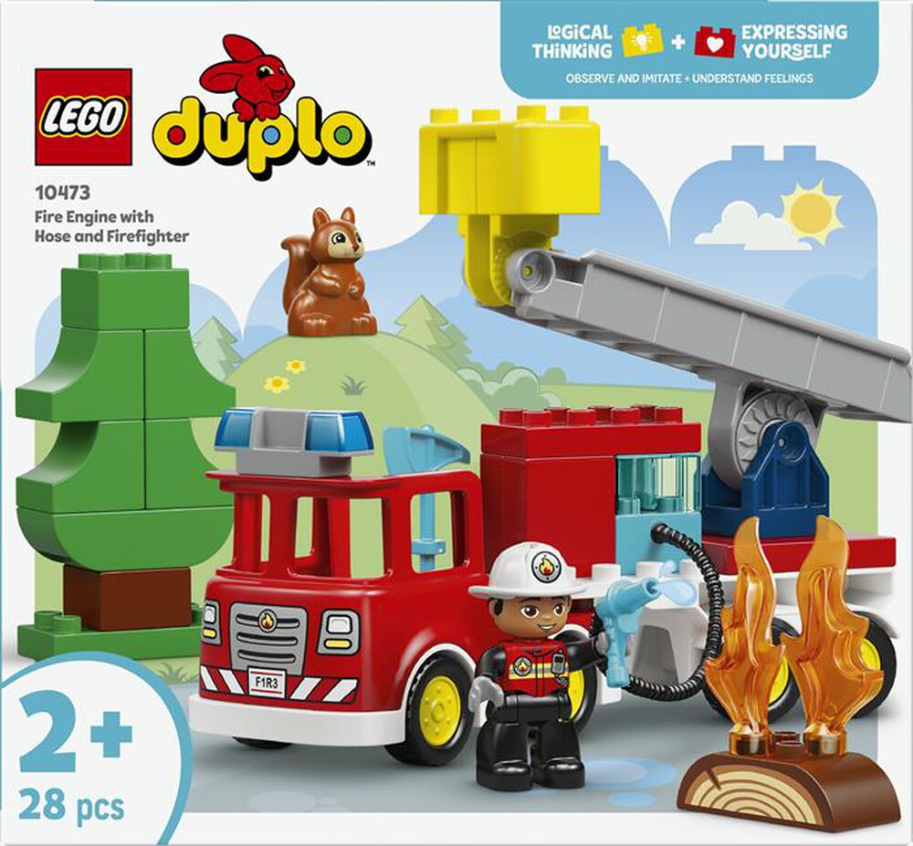 Immagine del prodotto LEGO - DUPLO Autopompa con manichetta e pompiere - 10473-Multicolore