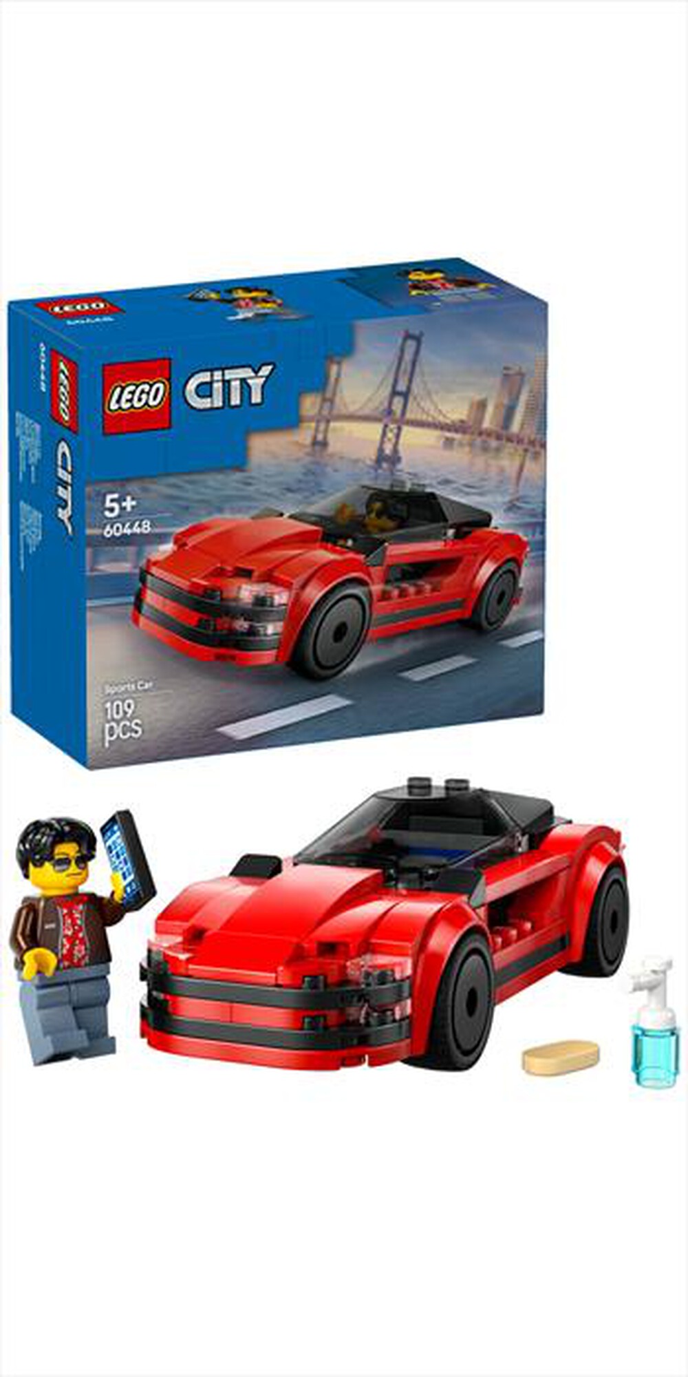 Immagine del prodotto LEGO - CITY GREAT VEHICLES Auto sportiva rossa 60448