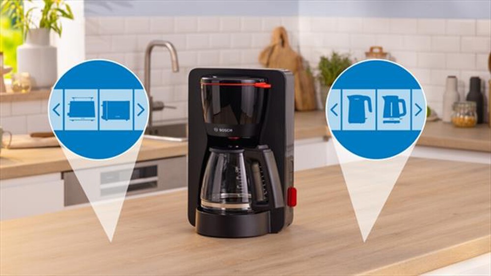 "BOSCH - Macchina caffè americana TKA3M133-Nero"