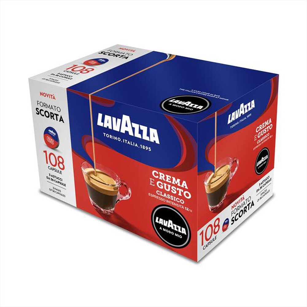 "LAVAZZA - A Modo Mio - Crema&Gusto Cartone 108 Caps"