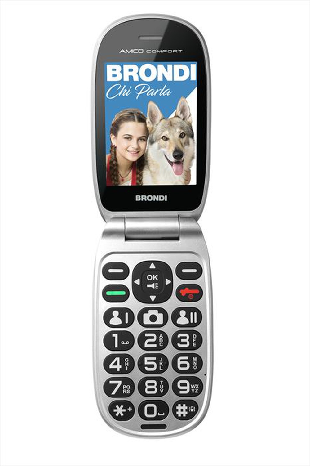 Immagine del prodotto BRONDI - Cellulare AMICO COMFORT-NERO OPACO