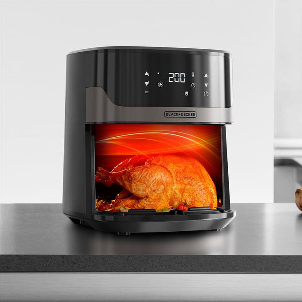 Immagine del prodotto BLACK & DECKER - Friggitrice ad aria BXAF6500E-NERO/GRIGIO