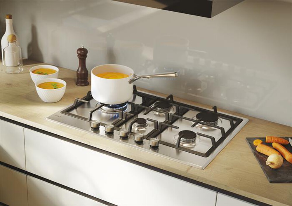 Immagine del prodotto CANDY - Piano cottura gas CHG7WL4WTX 74,5 cm-Acciaio inox