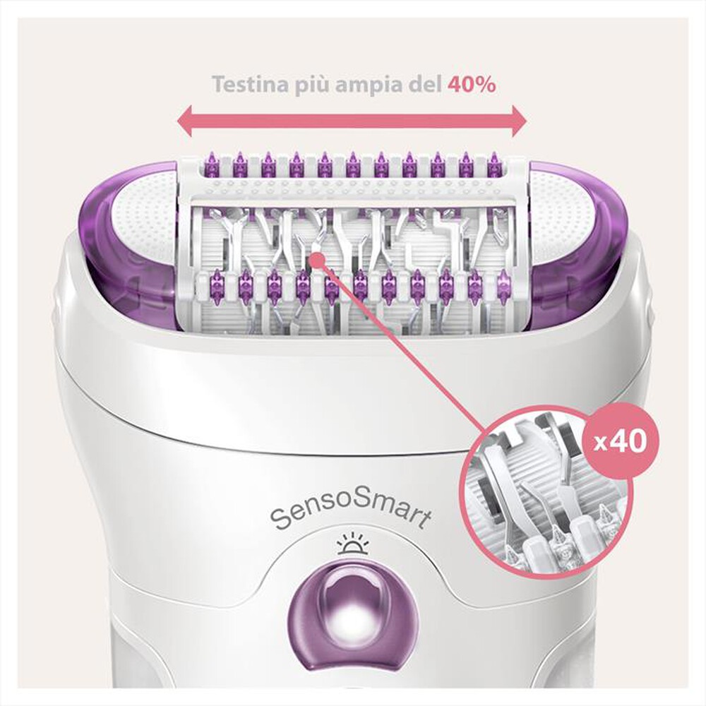 "BRAUN - Silk-épil 9 9-710-Bianco/Viola"