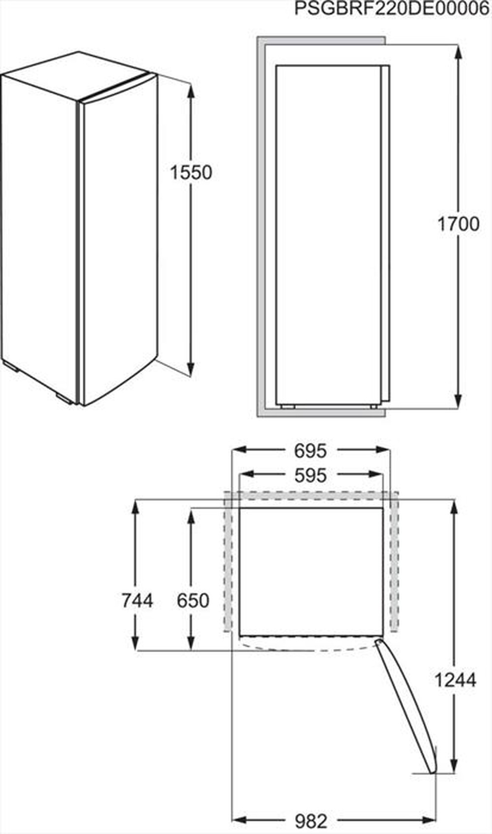 Immagine del prodotto ELECTROLUX - Frigorifero 1 Porta LRB1DE33W Classe E-Bianco