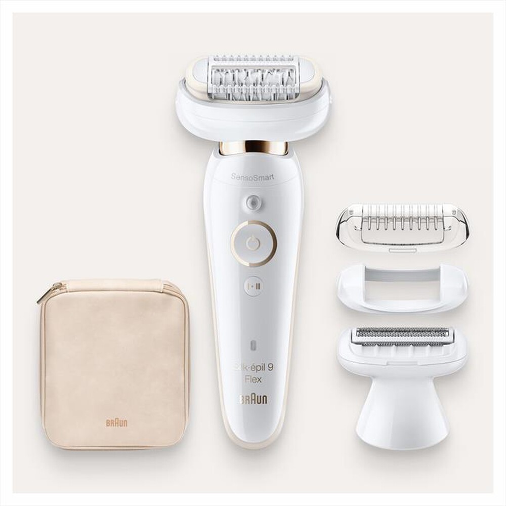 "BRAUN - Silk-épil 9 Flex 9-002-Bianco/Oro"