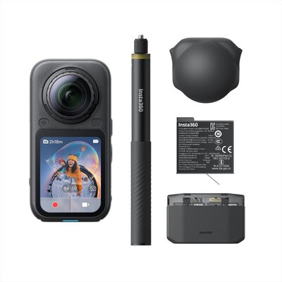 INSTA360 - X6 ESSENTIALS BUNDLE-Nero