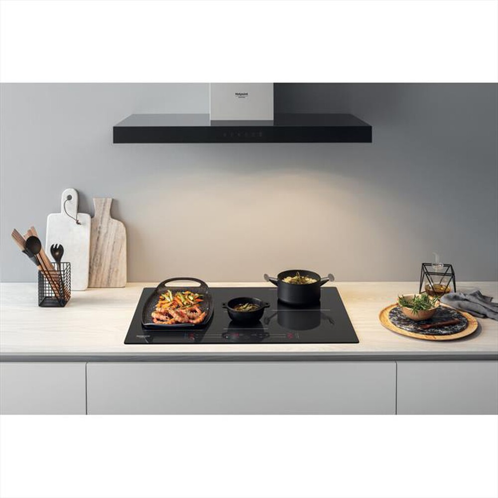 "HOTPOINT ARISTON - Piano induzione HS 1677C NE 77 cm-Nero"