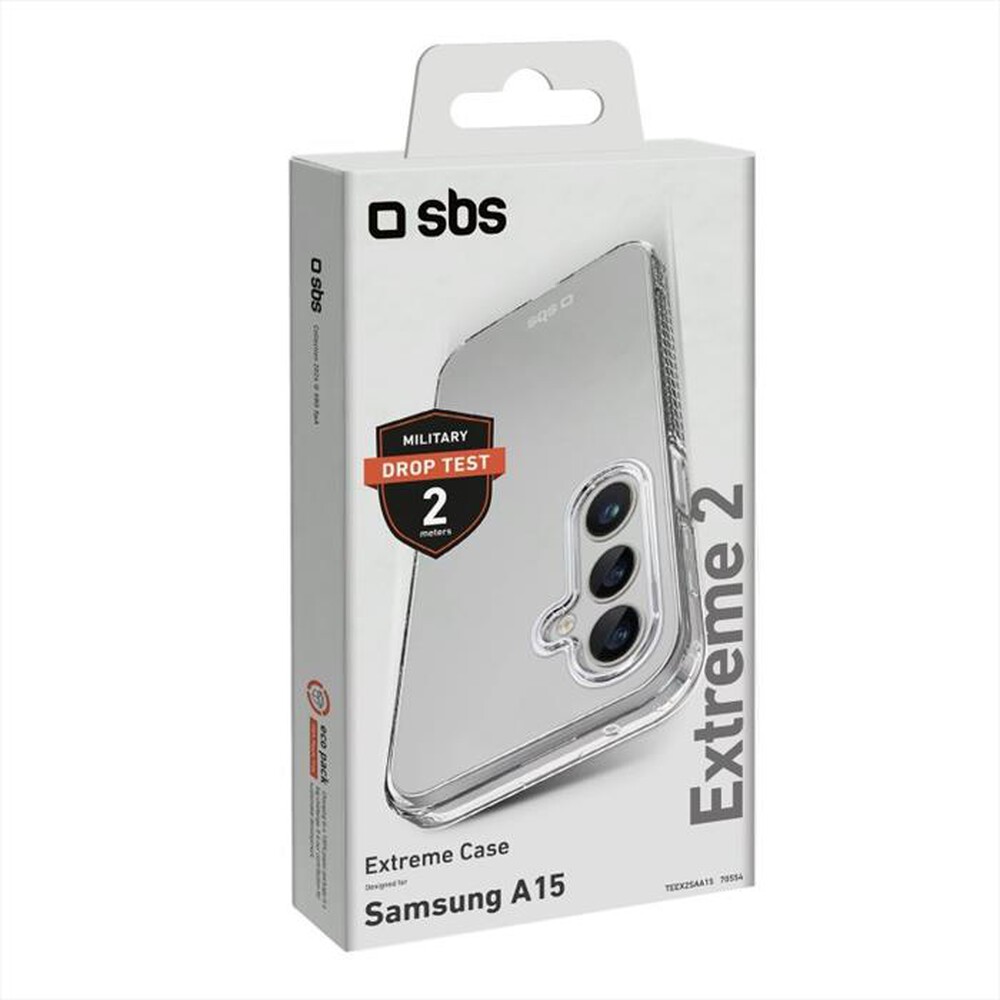 "SBS - Cover TEEX2SAA15 per Galaxy A15-Trasparente"