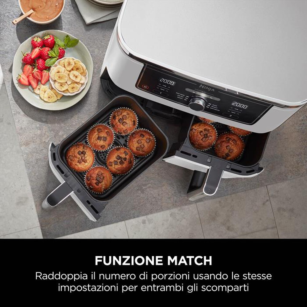 Immagine del prodotto NINJA - FRIGGITRICE AD ARIA DOPPIA MAX9,5L AF400EUWH-Bianca