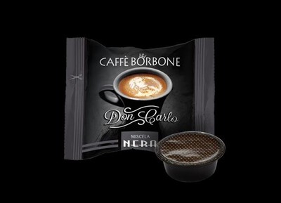 CAFFE BORBONE - Don Carlo Nero - Comp. LAVAZZA A MODO MIO 50 Caps - 