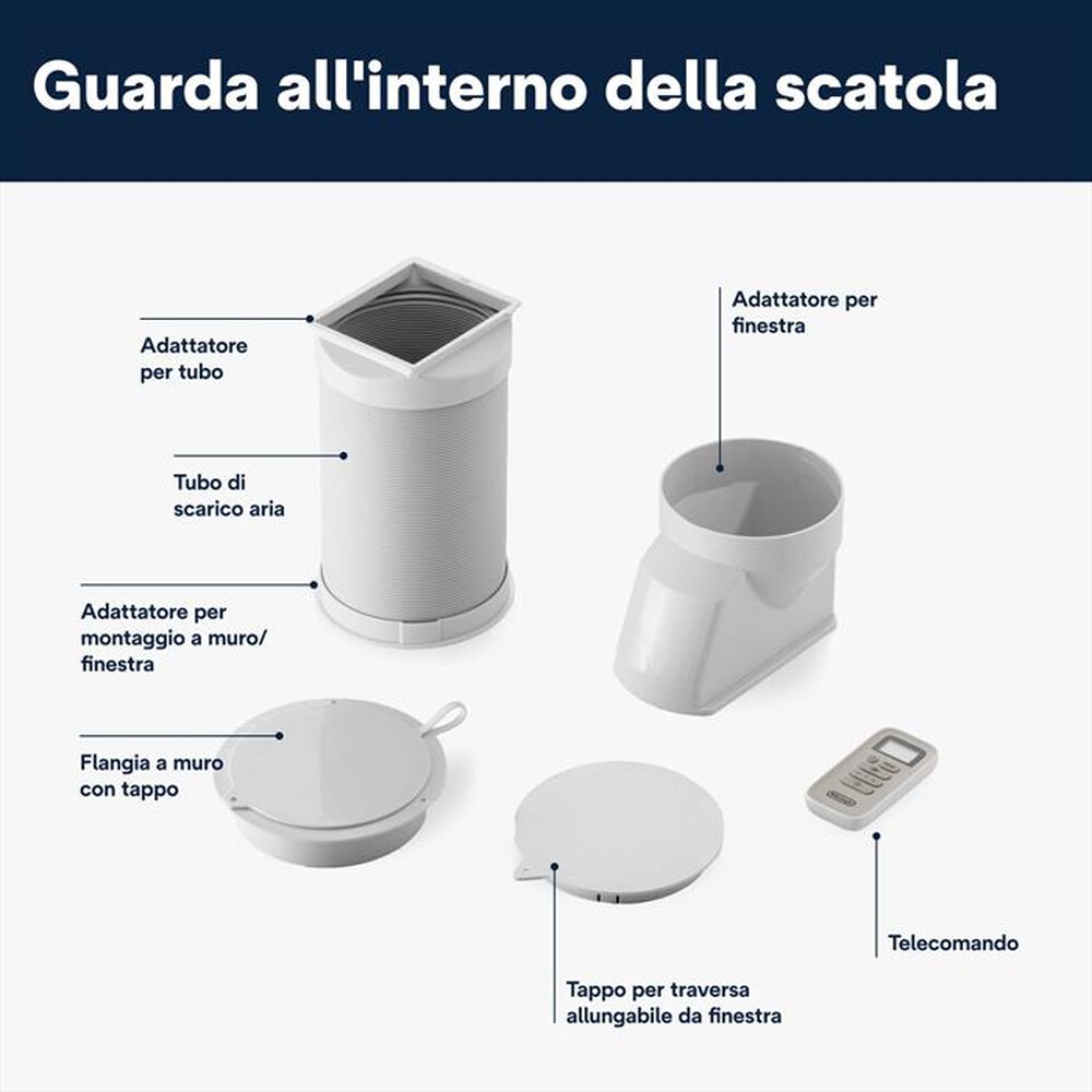Immagine del prodotto DE LONGHI - Pinguino Condizionatore PACES72CLASSIC-Bianco/Beige