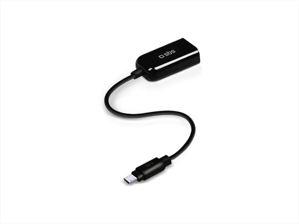 "SBS - Adattatore USB per smartphone e Tablet - Nero"