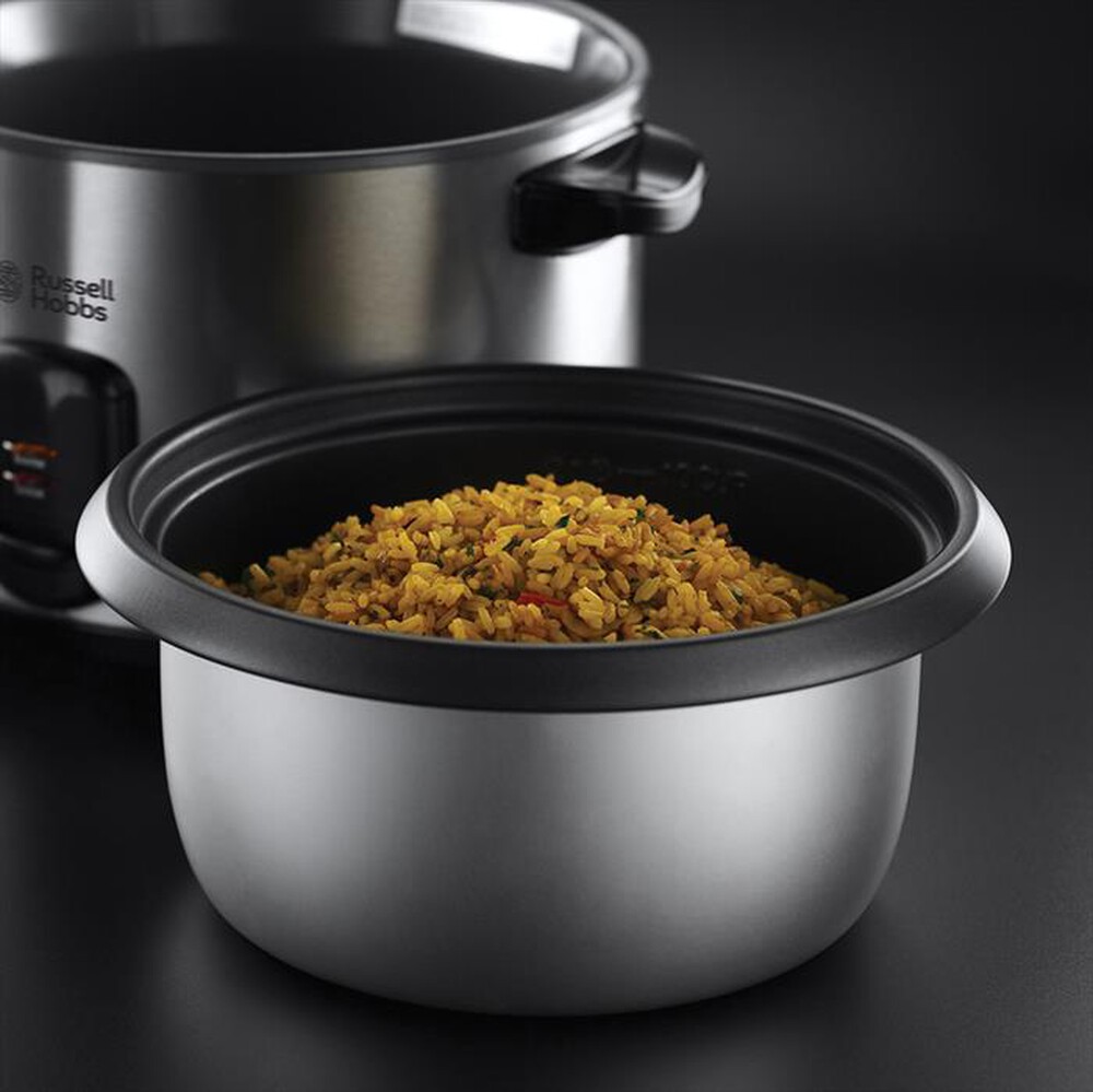 "RUSSELL HOBBS - 19750-56 Cuociriso Cook Home-acciaio nero"
