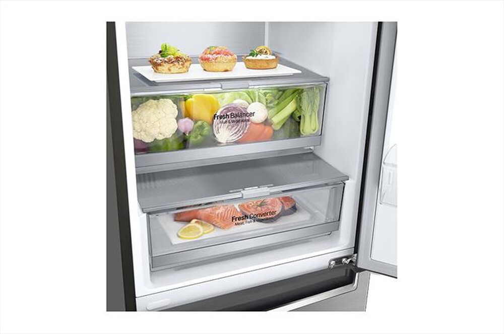 "LG - Frigorifero combinato GBB72PZVCN1 Classe C 384L-Inox"