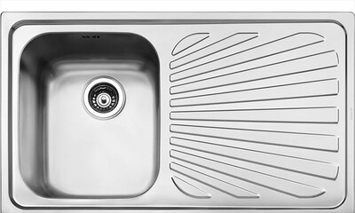 SMEG - Lavello lineare SP861D 1 vasche-Acciaio Inox