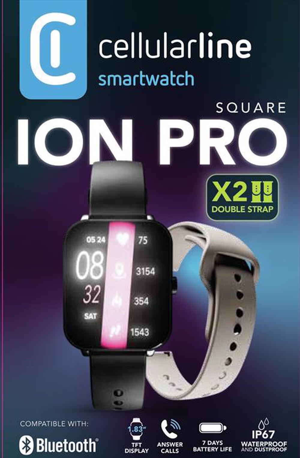 Immagine del prodotto CELLULARLINE - BTIONWATCHPROSK-Nero