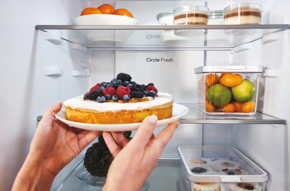 Immagine del prodotto CANDY - Frigorifero combinato CNCQ2T620EX Classe E 409 lt-Stainless steel