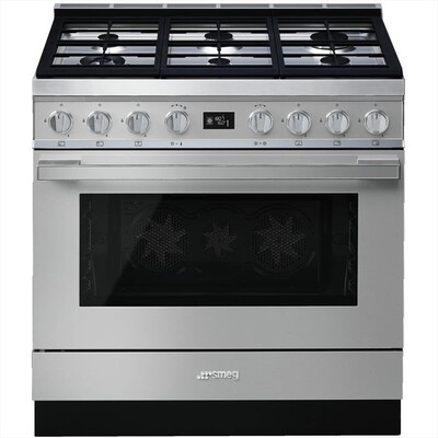 SMEG - Cucina a gas CPF9GPX Classe A+-INOX