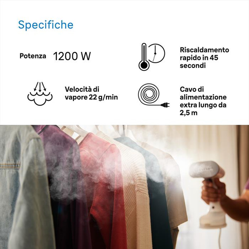 Immagine del prodotto BRAUN - STIRATORE VERTICALE QUICKSTYLE 5 GS5011PU-BIANCO