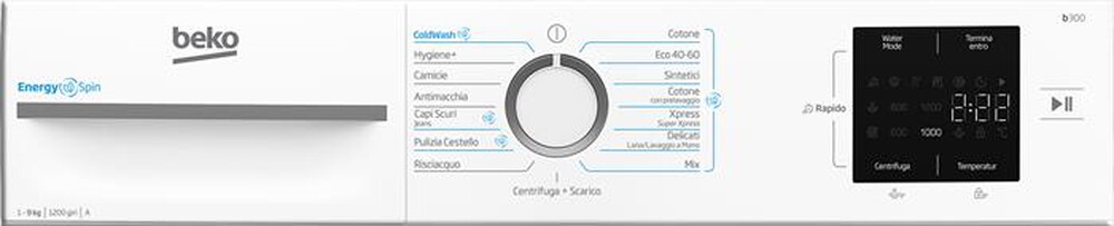 "BEKO - Lavatrice BMWU3921W 9 Kg Classe A-White"