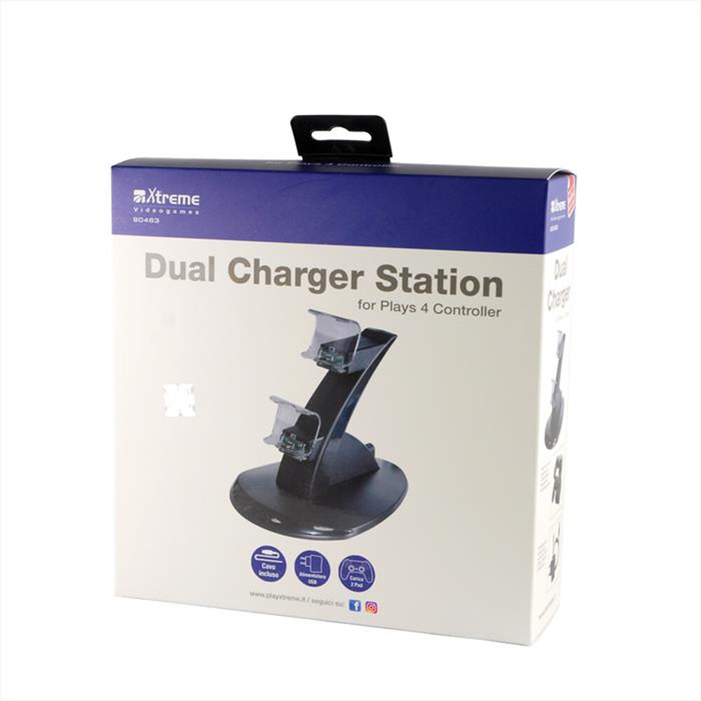 "XTREME - 90463 - PS4 Dual Charger Station-NERO"