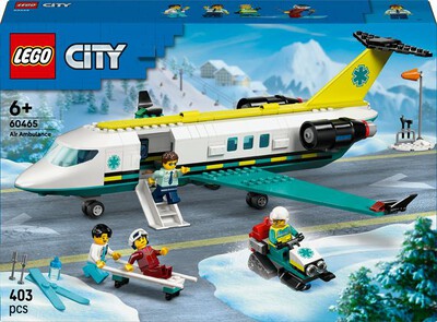 LEGO - CITY BIG VEHICLES Aereo ambulanza emergenza 60465