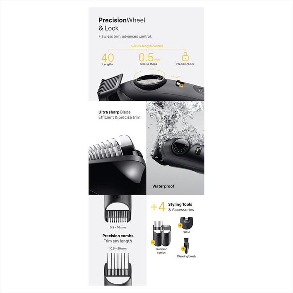 "BRAUN - Regolabarba BT 5520-NERO"