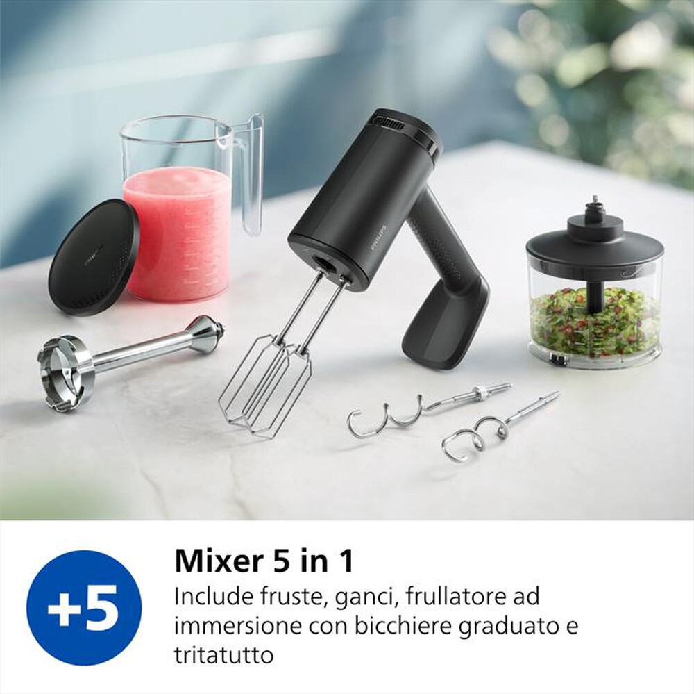 Immagine del prodotto PHILIPS - Sbattitore mixer SERIE 5000 5IN1 HR3781/20-Nero