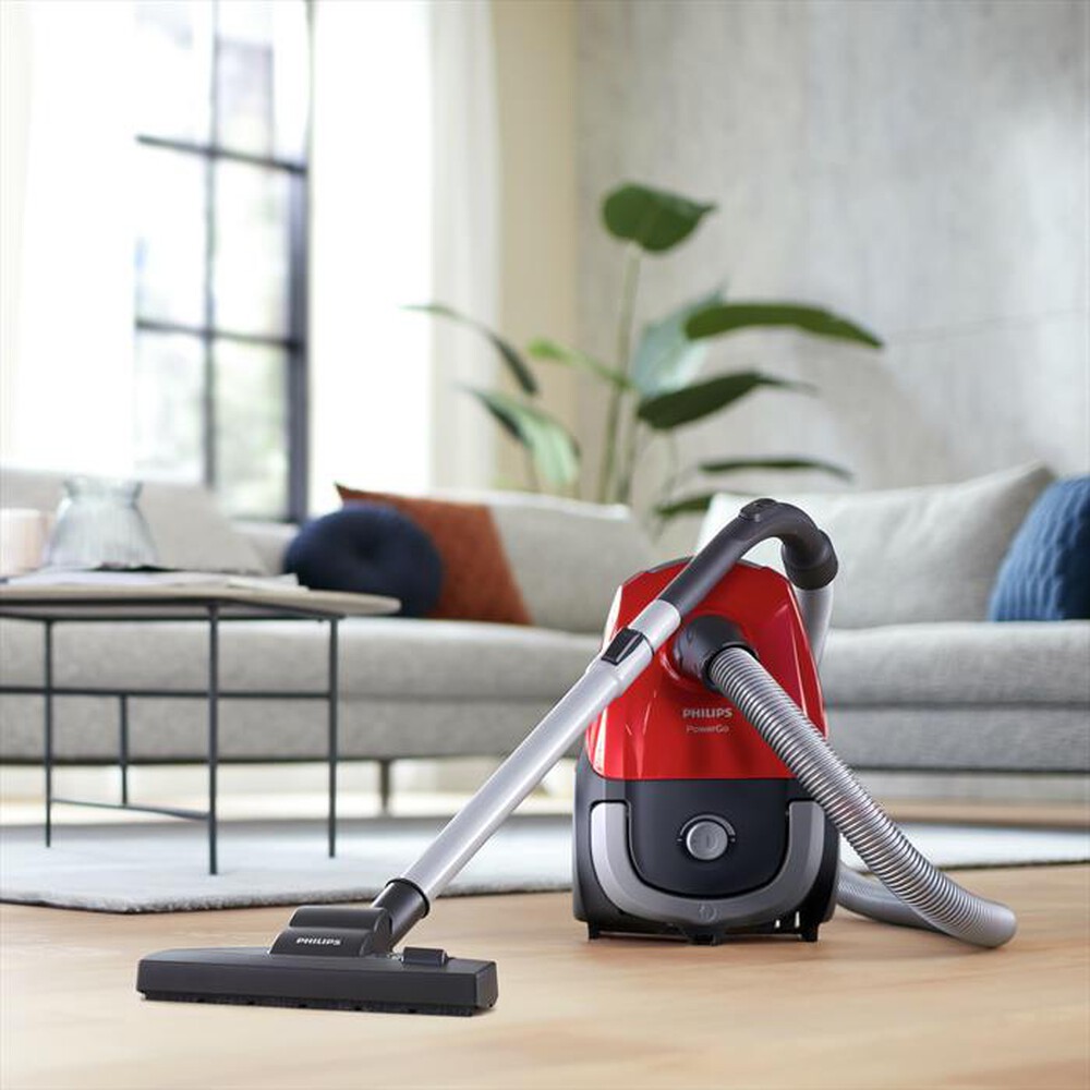 "PHILIPS - Aspirapolvere a traino SERIES 2000 FC8243/09-Rosso"